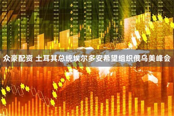 众豪配资 土耳其总统埃尔多安希望组织俄乌美峰会
