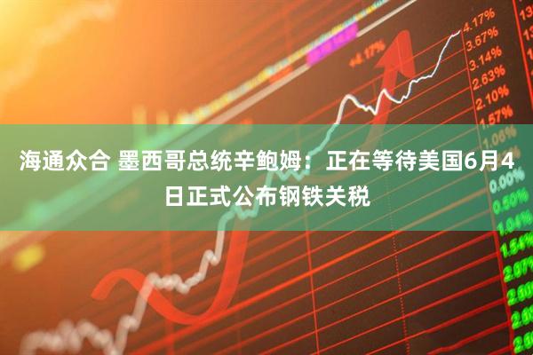 海通众合 墨西哥总统辛鲍姆：正在等待美国6月4日正式公布钢铁关税