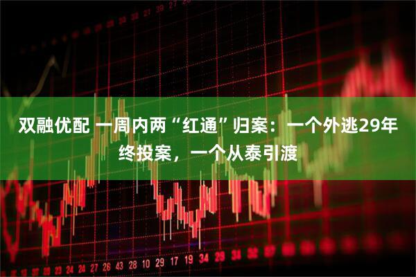 双融优配 一周内两“红通”归案：一个外逃29年终投案，一个从泰引渡